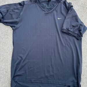 Nike Y2K Vintage football jersey/T-shirt, size L men’s, black, great condition!